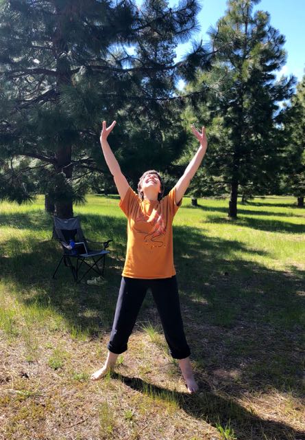 Nancy Holding up the sky